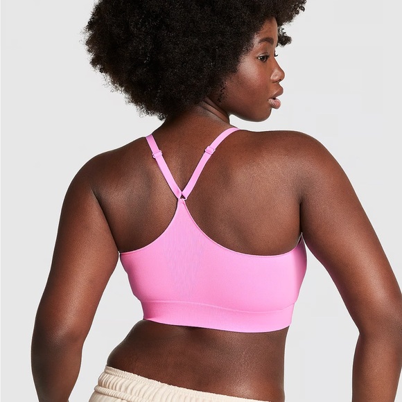 PINK Seamless Scoop Sports Bra - Picture 1 of 4